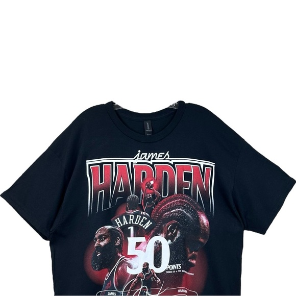 LA Clippers - James Harden 2025 NBA Playoffs Tee-Shirt + Rally Towel - Black, XL - Picture 4 of 14